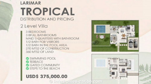 photos for SOSUA-CABARETE: 3-BED VILLAS LARIMAR IS AN AMAZING PROJECT JUST A FEW MINUTES FROM THE BEACH