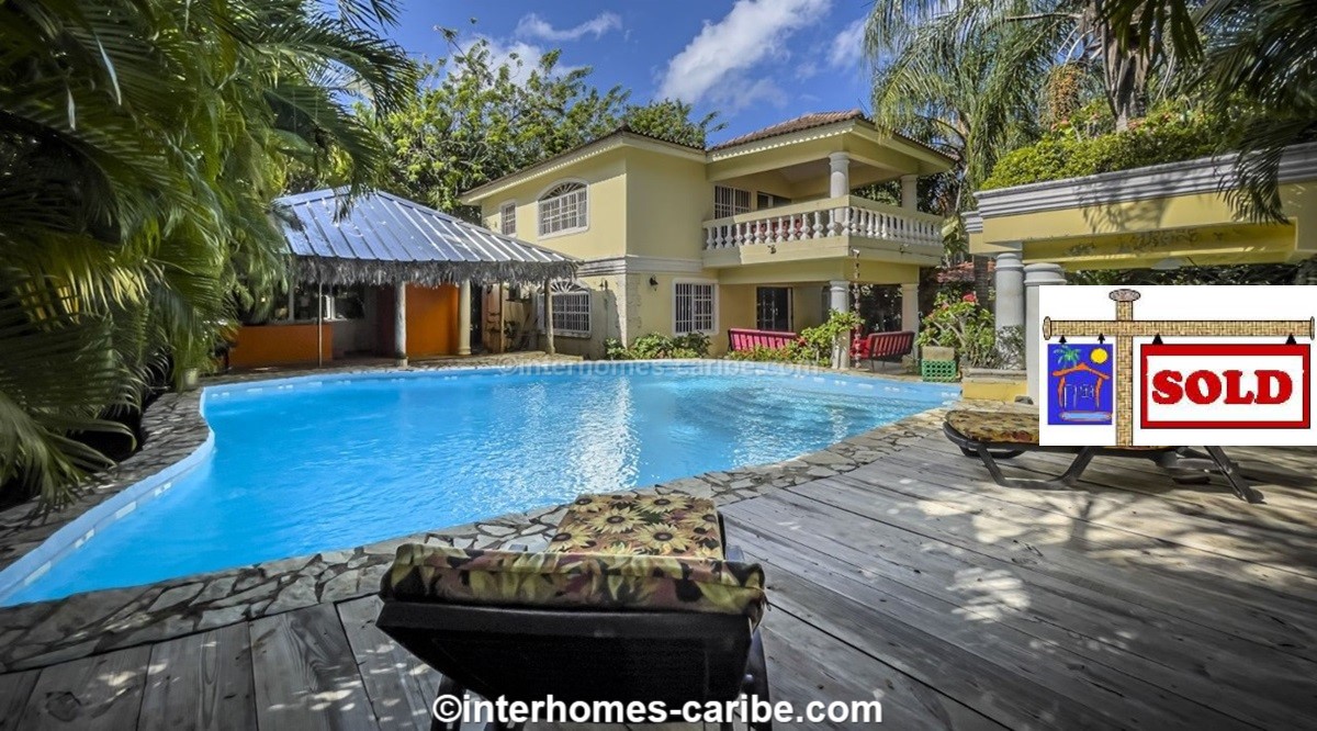 S O L D - SOSUA: PRICE DROP - 3-BEDROOM, 3-BATHROOM HOUSE