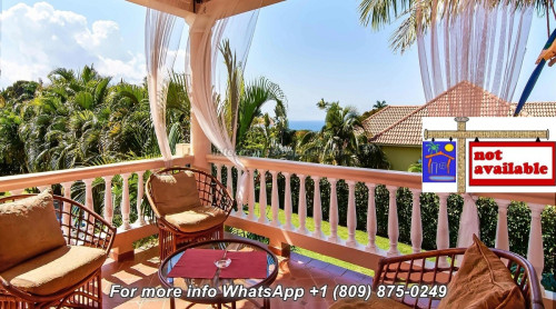 thumbnail for SOSUA: 2-STOREY VILLA - 3-BEDROOM APARTMENT AND 1-BEDROOM GUEST APARTMENT, OCEAN VIEW