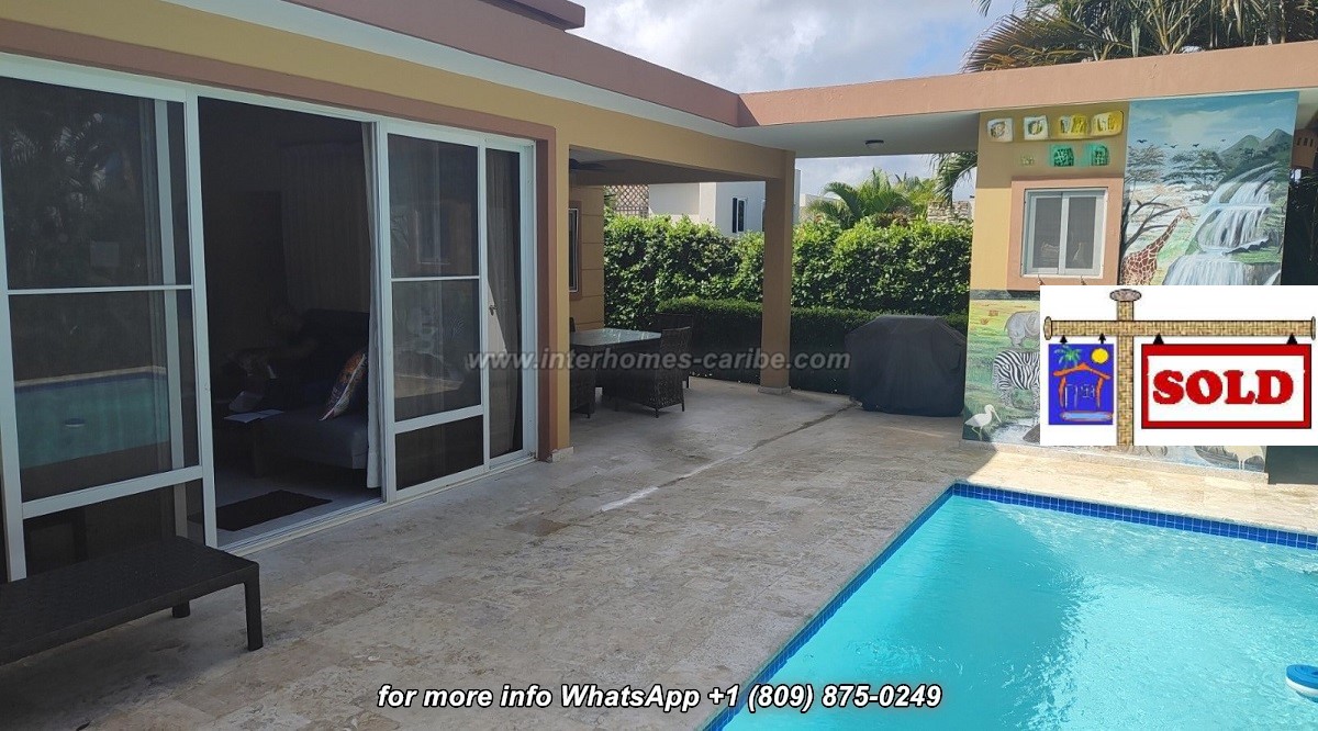 S O L D - SOSUA: A COZY AND SECURE RETREAT - 2-BEDROOM VILLA WITH PRIVATE POOL